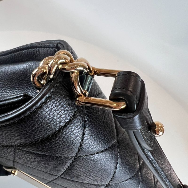 CHANEL 23開 黑牛皮CLICK 兩用包-10