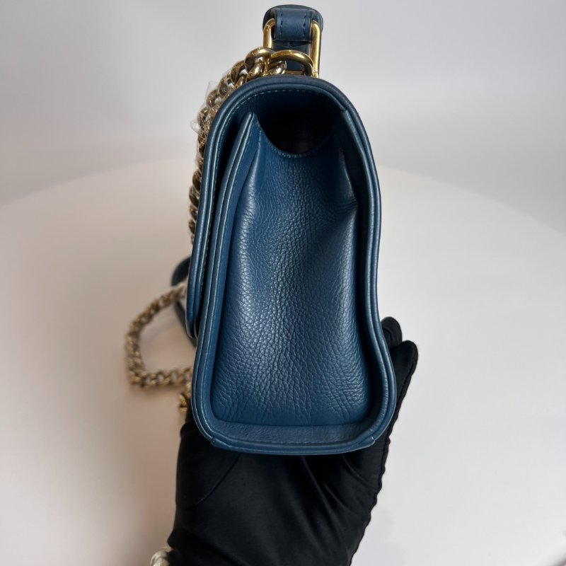 CHANEL 23開 藍牛皮CLICK 兩用包-2