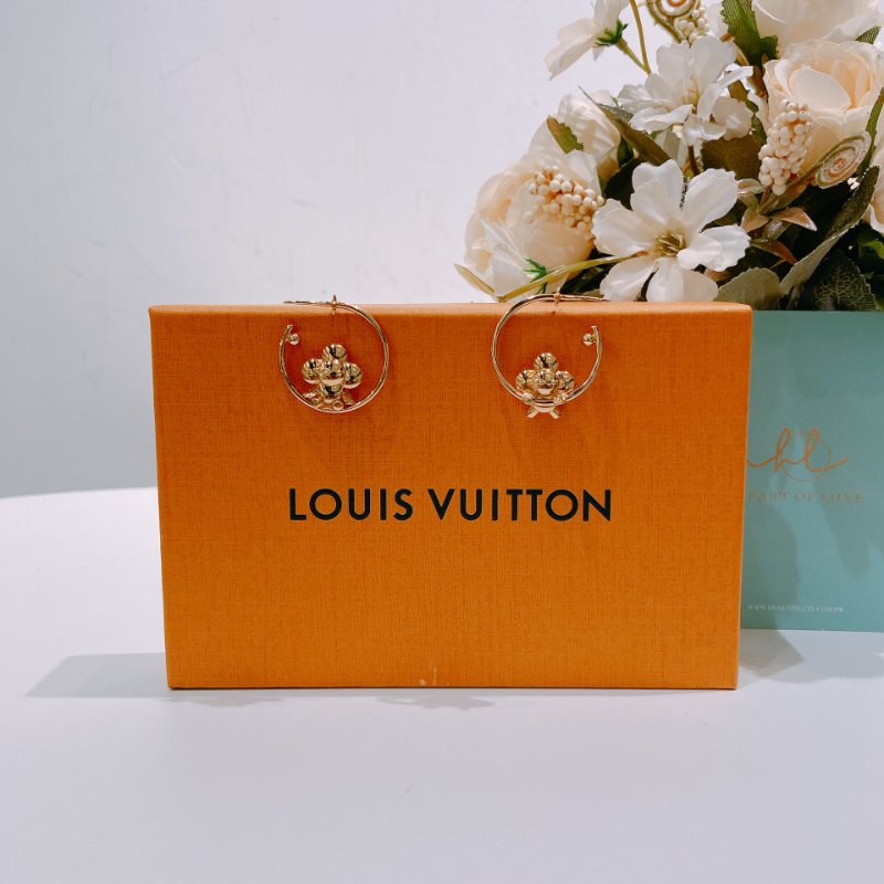 TW4525 Louis Vuitton 路易威登 Viviennei耳環 金色 Gymnast Earrings Gold-0