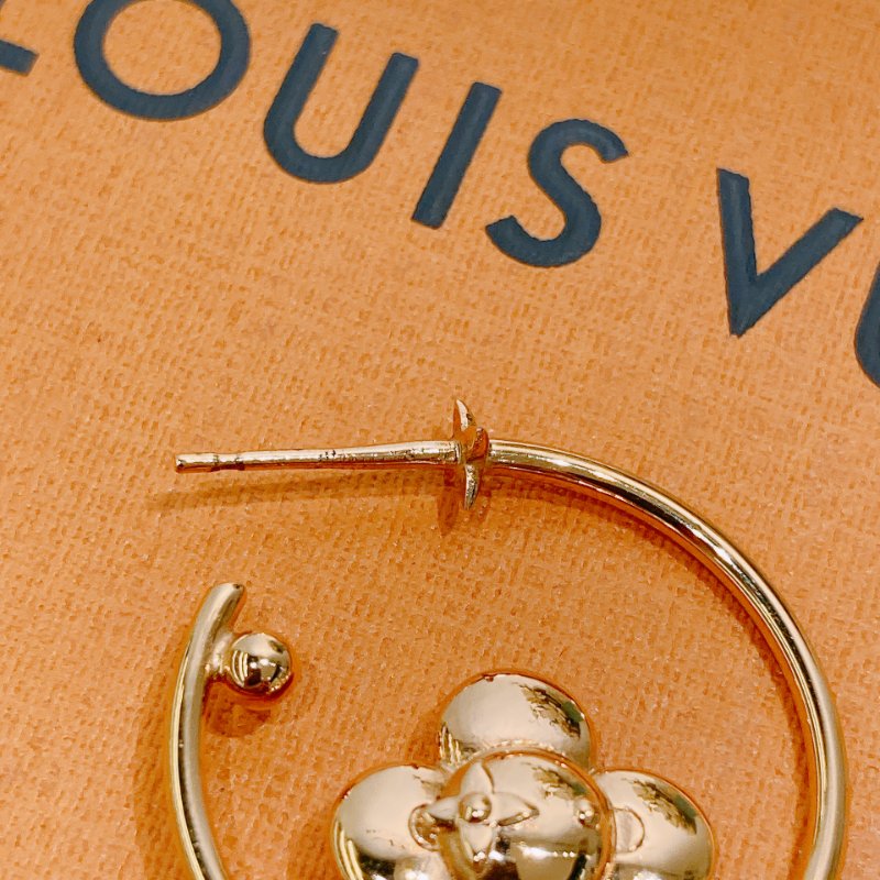 TW4525 Louis Vuitton 路易威登 Viviennei耳環 金色 Gymnast Earrings Gold-4