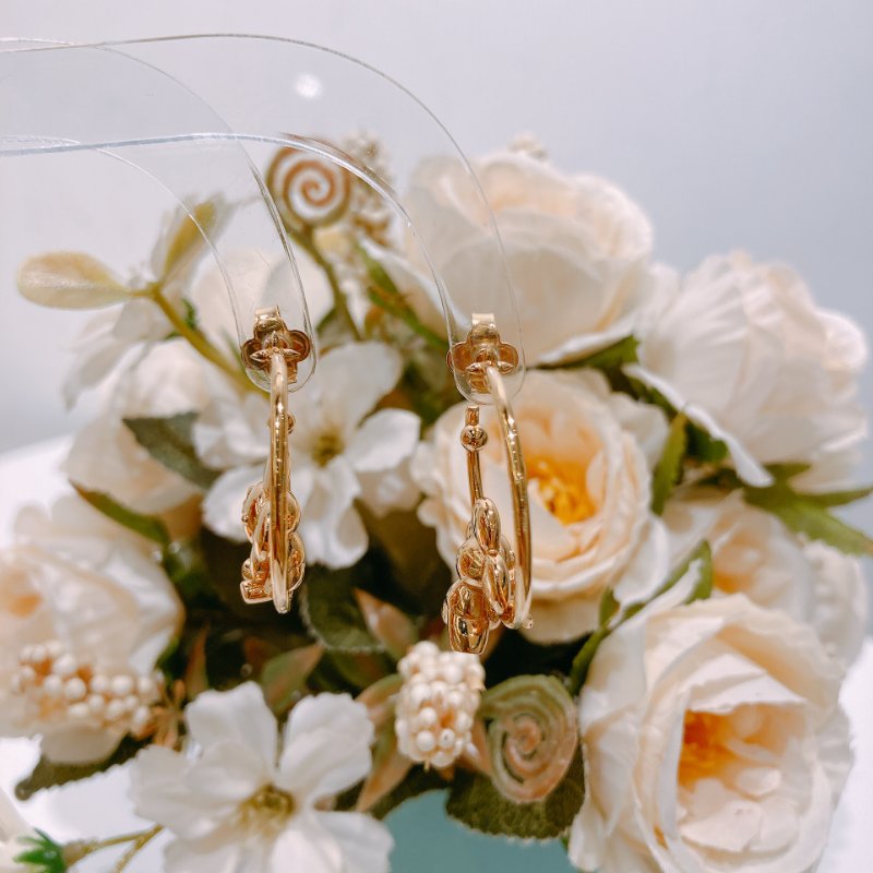 TW4525 Louis Vuitton 路易威登 Viviennei耳環 金色 Gymnast Earrings Gold-8