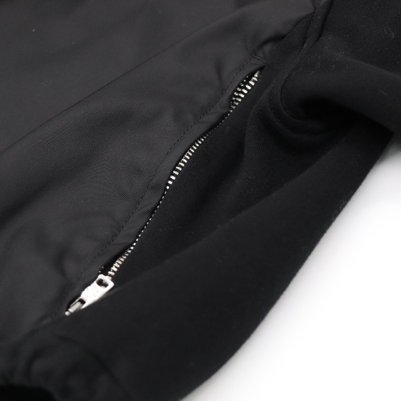 Prada 普拉達 黑色尼龍 降落傘 拉鍊外套 M 號-3