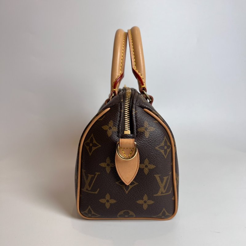 LV M46234/晶片款 老花SPEEDY 20 肩背包-4