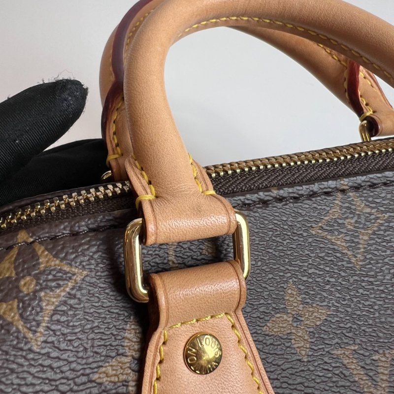 LV M46234/晶片款 老花SPEEDY 20 肩背包-6