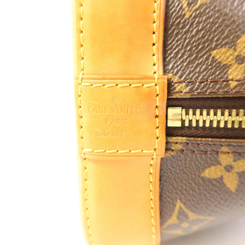 LOUIS VUITTON Monogram Alma金扣手挽袋-6