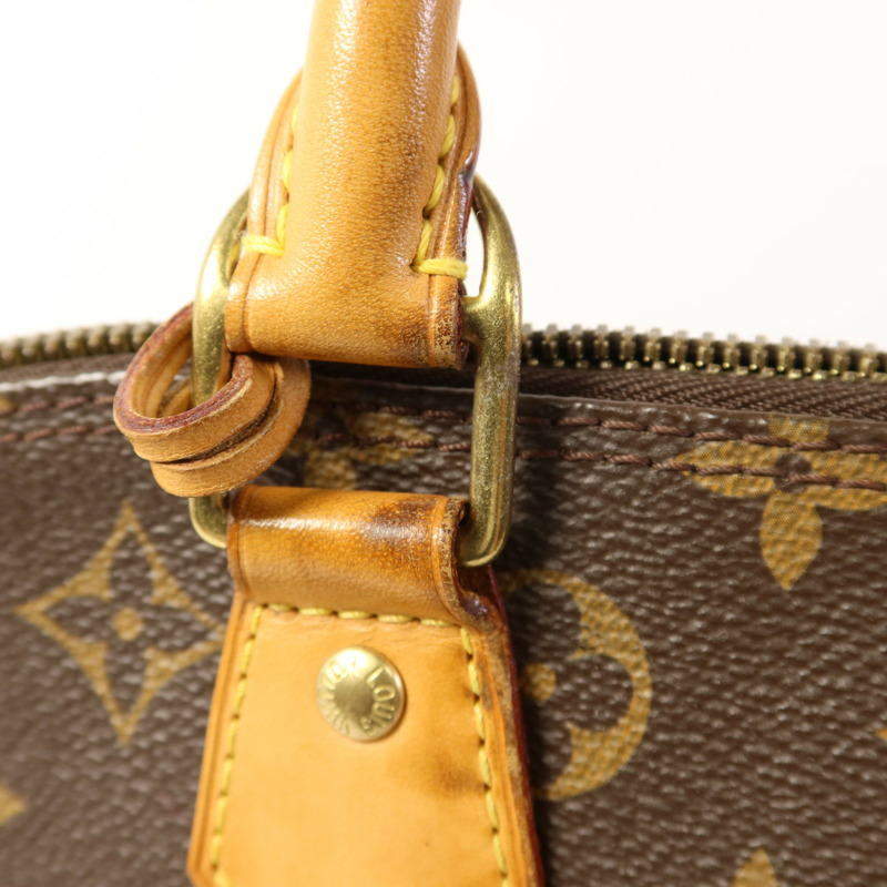 LOUIS VUITTON Monogram Alma金扣手挽袋-10