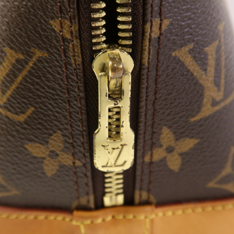 LOUIS VUITTON Monogram Alma金扣手挽袋-11