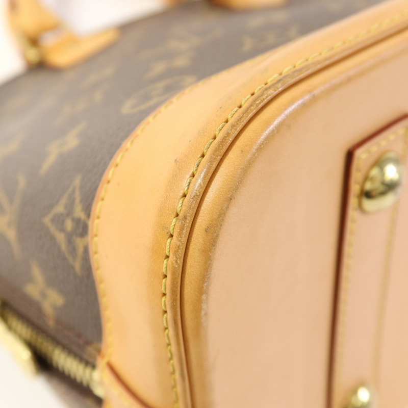 LOUIS VUITTON Monogram Alma金扣手挽袋-13