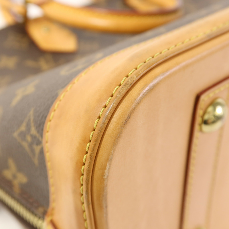 LOUIS VUITTON Monogram Alma金扣手挽袋-15