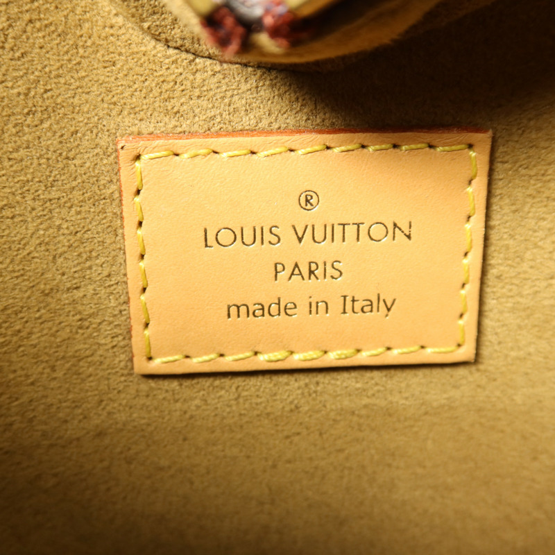 LOUIS VUITTON Monogram Game On Coeur金扣肩背袋棕色-6