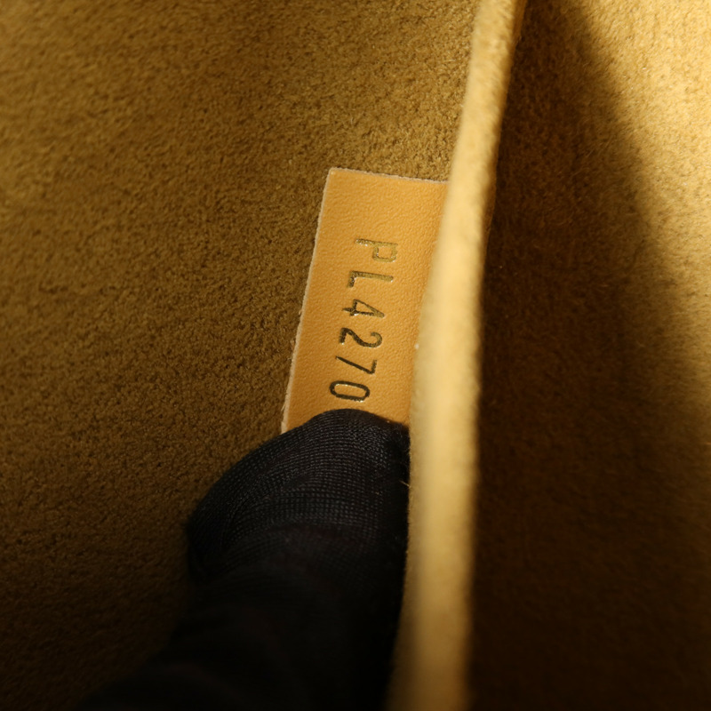 LOUIS VUITTON Monogram Game On Coeur金扣肩背袋棕色-7