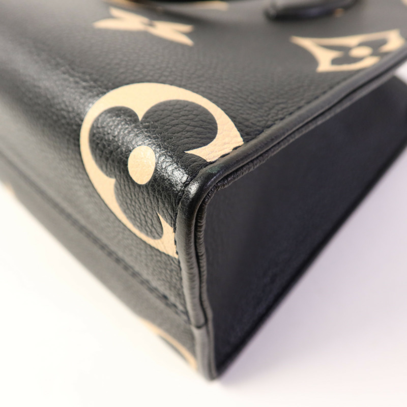 LOUIS VUITTON Monogram Empreinte On The Go PM金扣手挽肩背兩用袋-11