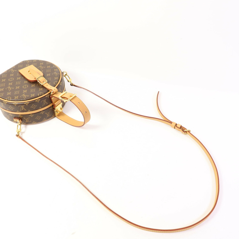 LOUIS VUITTON Monogram Petite Boite Chapeau金扣手挽肩背兩用袋-4