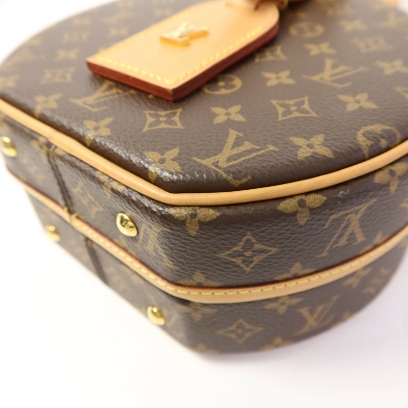 LOUIS VUITTON Monogram Petite Boite Chapeau金扣手挽肩背兩用袋-12