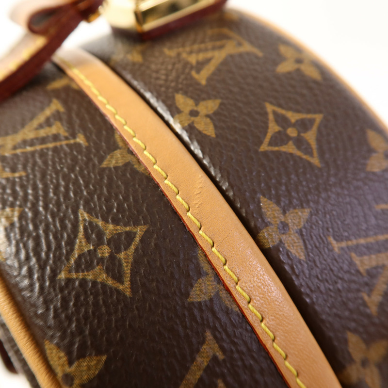 LOUIS VUITTON Monogram Petite Boite Chapeau金扣手挽肩背兩用袋-16