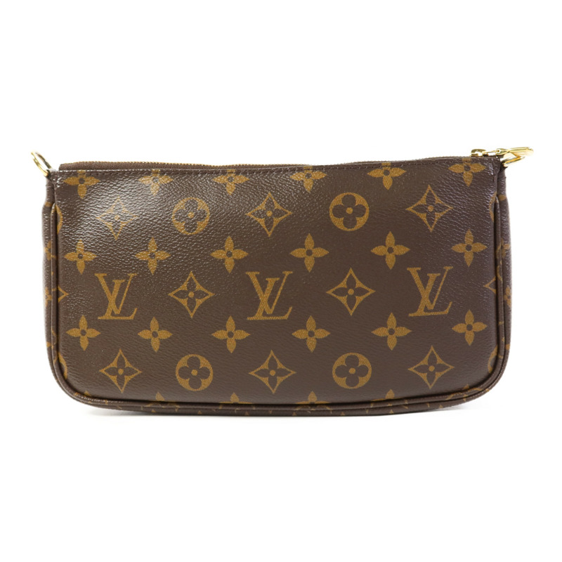 LOUIS VUITTON Monogram Multi Pochette Accessoires金扣肩背袋-3
