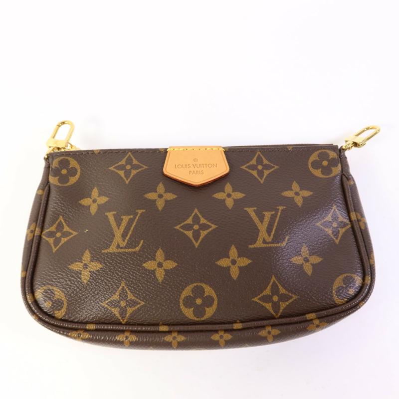 LOUIS VUITTON Monogram Multi Pochette Accessoires金扣肩背袋-11