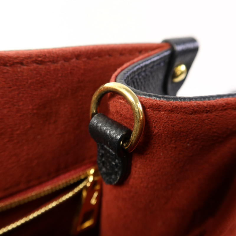 LOUIS VUITTON Monogram Empreinte On The Go PM金扣手挽肩背兩用袋-9