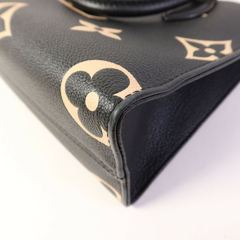 LOUIS VUITTON Monogram Empreinte On The Go PM金扣手挽肩背兩用袋-11