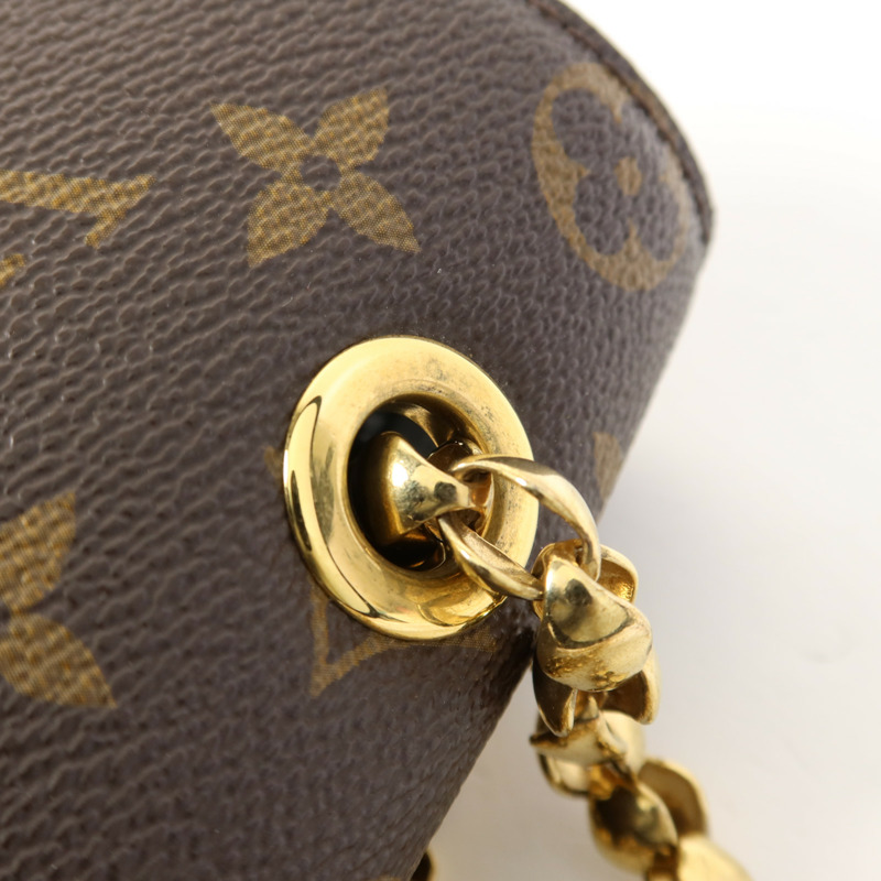 LOUIS VUITTON Monogram Victoire金扣鏈帶肩背袋-13