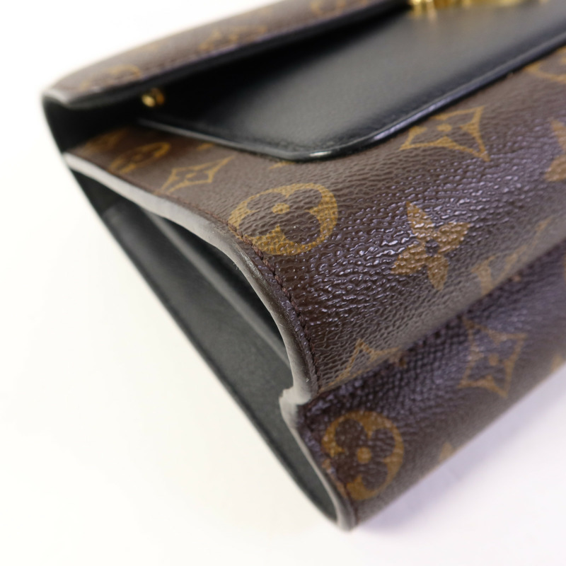 LOUIS VUITTON Monogram Victoire金扣鏈帶肩背袋-16