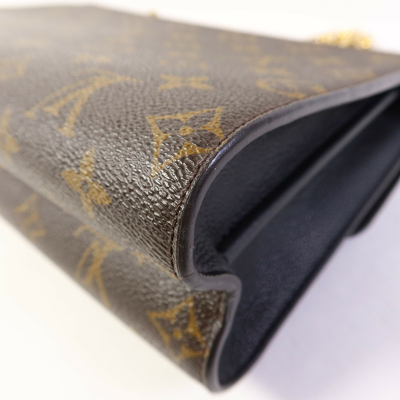 LOUIS VUITTON Monogram Victoire金扣鏈帶肩背袋-17