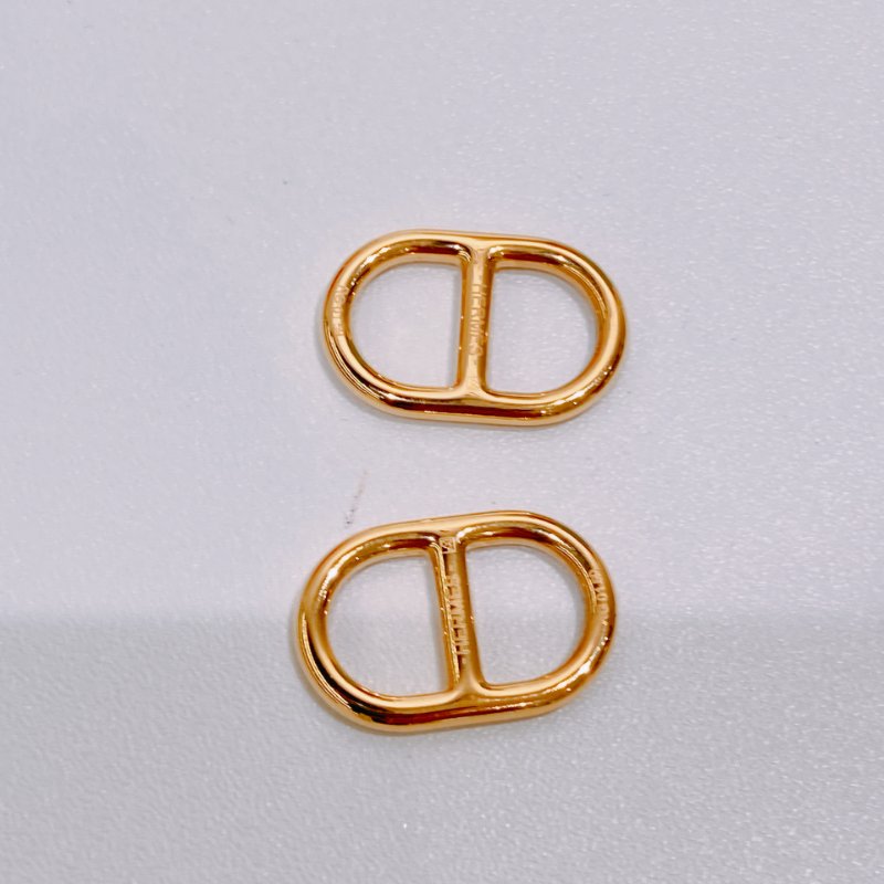 TW4517 Hermes 愛馬仕 一物四用途 豬鼻吊飾耳環O'maillon Earrings Nata x GHW-2