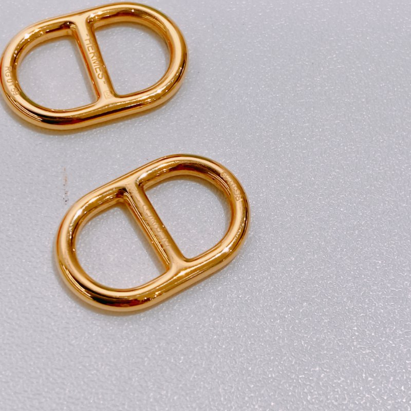 TW4517 Hermes 愛馬仕 一物四用途 豬鼻吊飾耳環O'maillon Earrings Nata x GHW-3