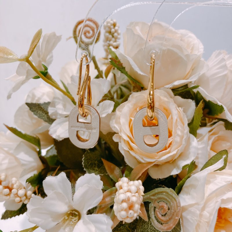 TW4517 Hermes 愛馬仕 一物四用途 豬鼻吊飾耳環O'maillon Earrings Nata x GHW-7