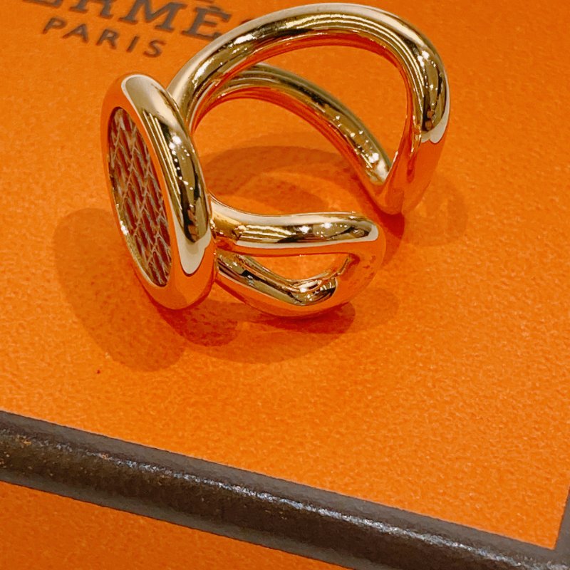 TW4518 Hermes 愛馬仕 蜥蜴皮夾耳骨 金色耳環Heritage Equestre PM Earrings Lizard x GHW-5