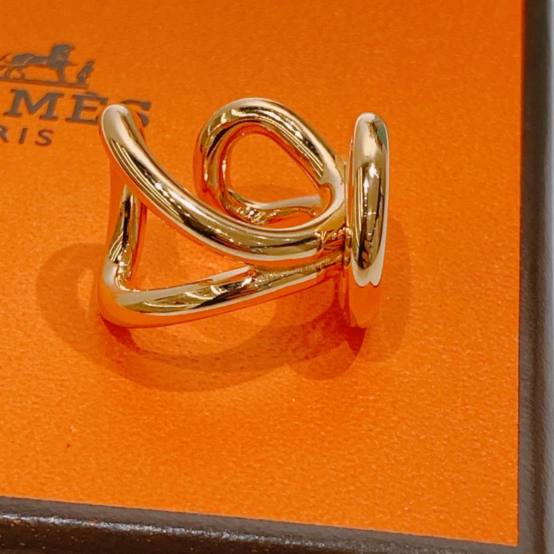 TW4518 Hermes 愛馬仕 蜥蜴皮夾耳骨 金色耳環Heritage Equestre PM Earrings Lizard x GHW-6