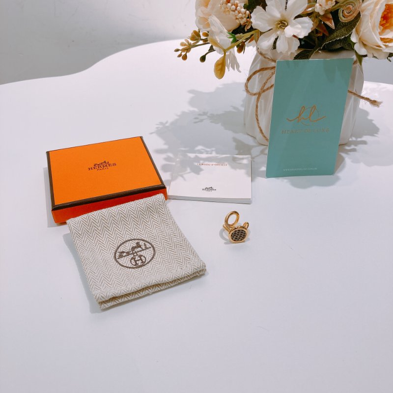 TW4518 Hermes 愛馬仕 蜥蜴皮夾耳骨 金色耳環Heritage Equestre PM Earrings Lizard x GHW-7