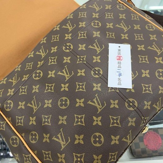 東區正精品㊣ LV M45257 原花彈力繩釦翻蓋王建民包斜背包 RZ5716-2