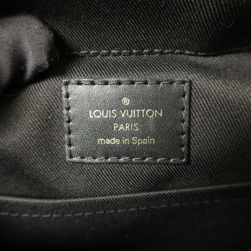LOUIS VUITTON Monogram Saintonge金扣手挽袋棕色-6