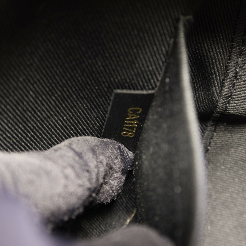 LOUIS VUITTON Monogram Saintonge金扣手挽袋棕色-7