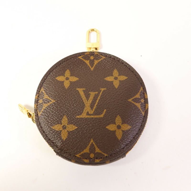 LOUIS VUITTON Monogram Multi Pochette Accessoires金扣手挽肩背兩用袋棕色-9