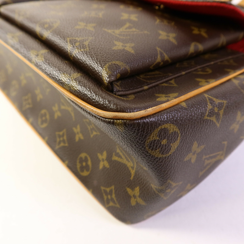 LOUIS VUITTON Monogram Multipli Cite金扣肩背袋-11