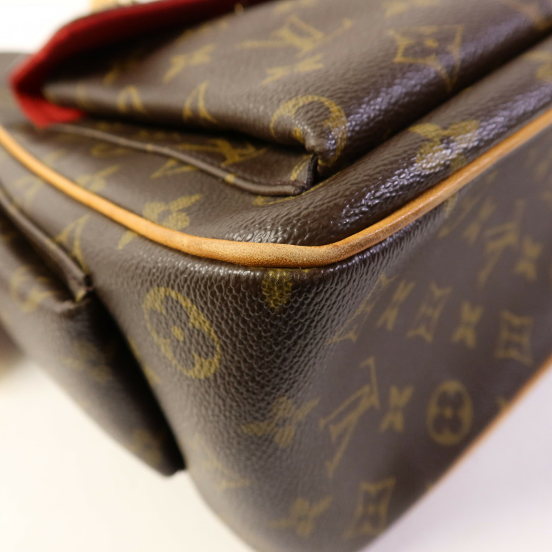 LOUIS VUITTON Monogram Multipli Cite金扣肩背袋-12