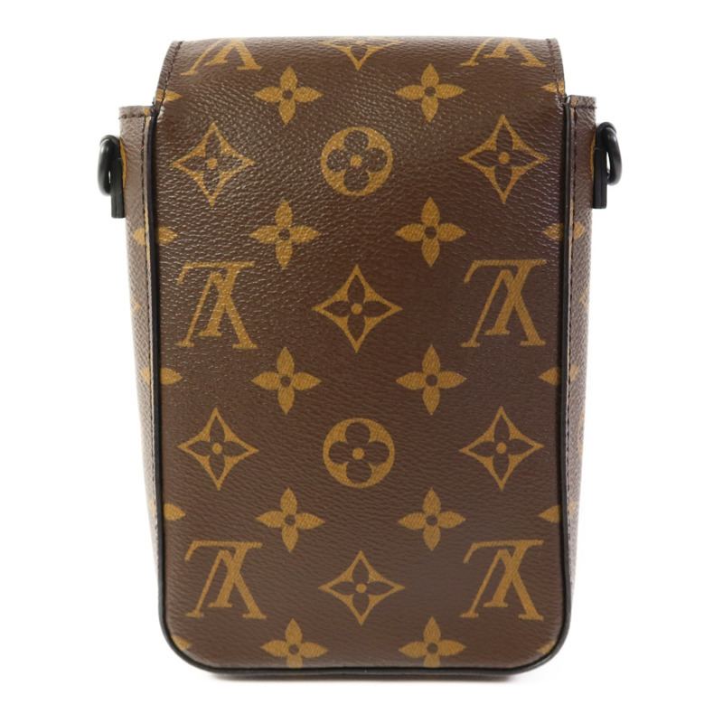 LOUIS VUITTON Monogram Macassar S-Lock肩背袋-1