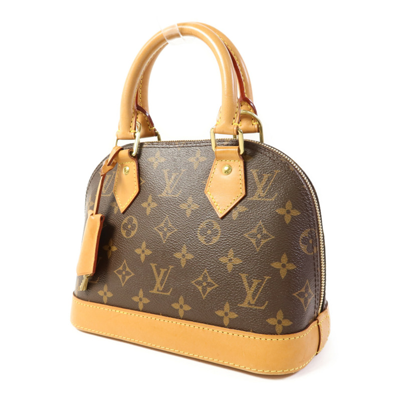 LOUIS VUITTON Monogram Alma BB金扣手挽肩背兩用袋-1