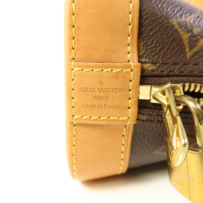 LOUIS VUITTON Monogram Alma BB金扣手挽肩背兩用袋-6