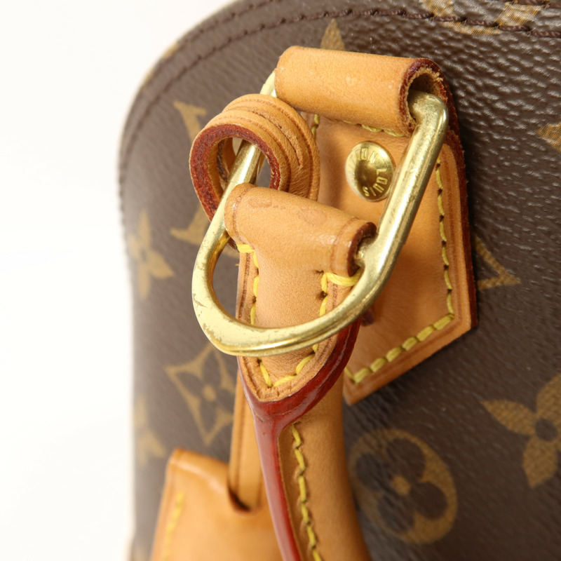 LOUIS VUITTON Monogram Alma BB金扣手挽肩背兩用袋-8