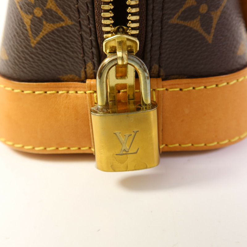 LOUIS VUITTON Monogram Alma BB金扣手挽肩背兩用袋-10