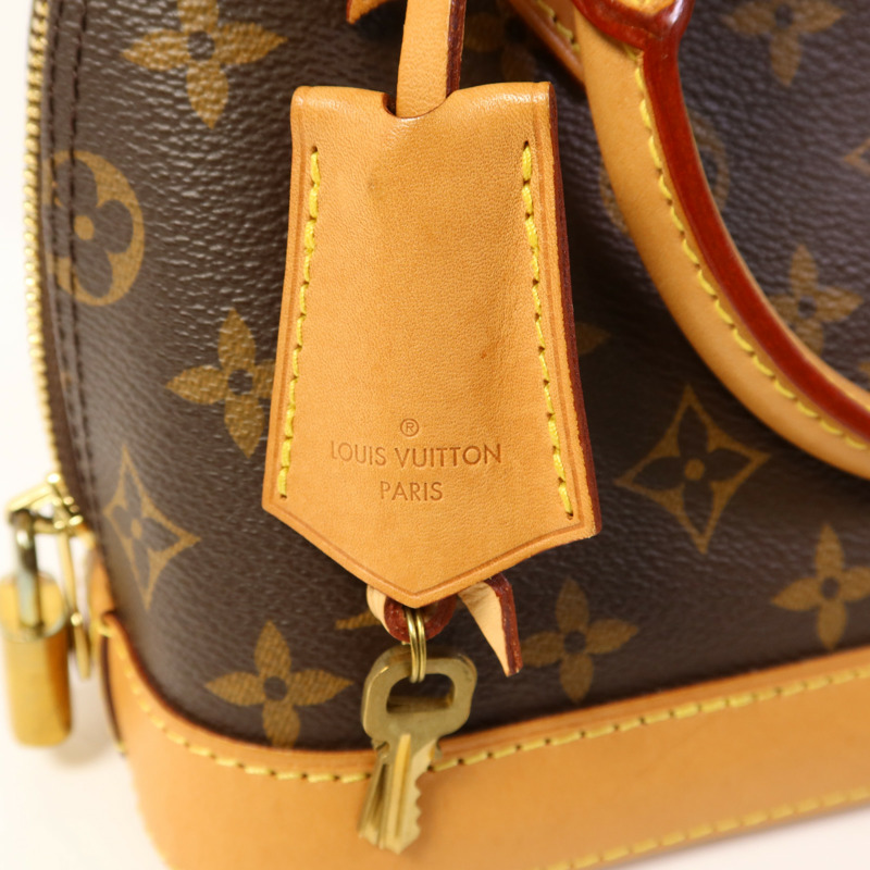 LOUIS VUITTON Monogram Alma BB金扣手挽肩背兩用袋-11