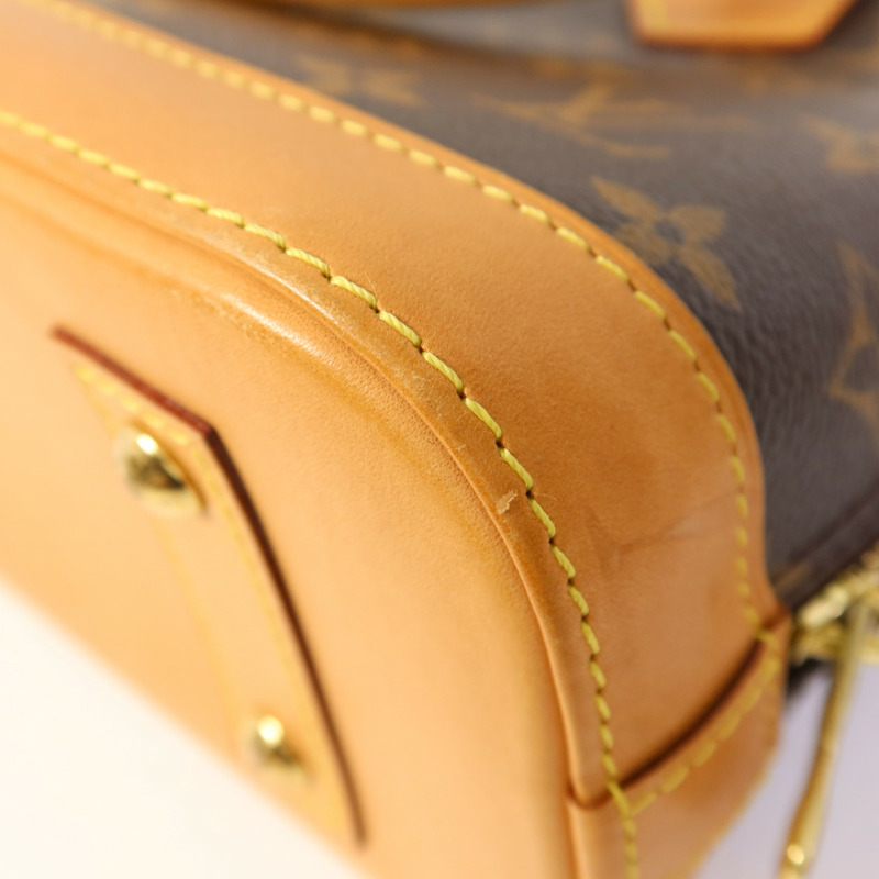 LOUIS VUITTON Monogram Alma BB金扣手挽肩背兩用袋-21