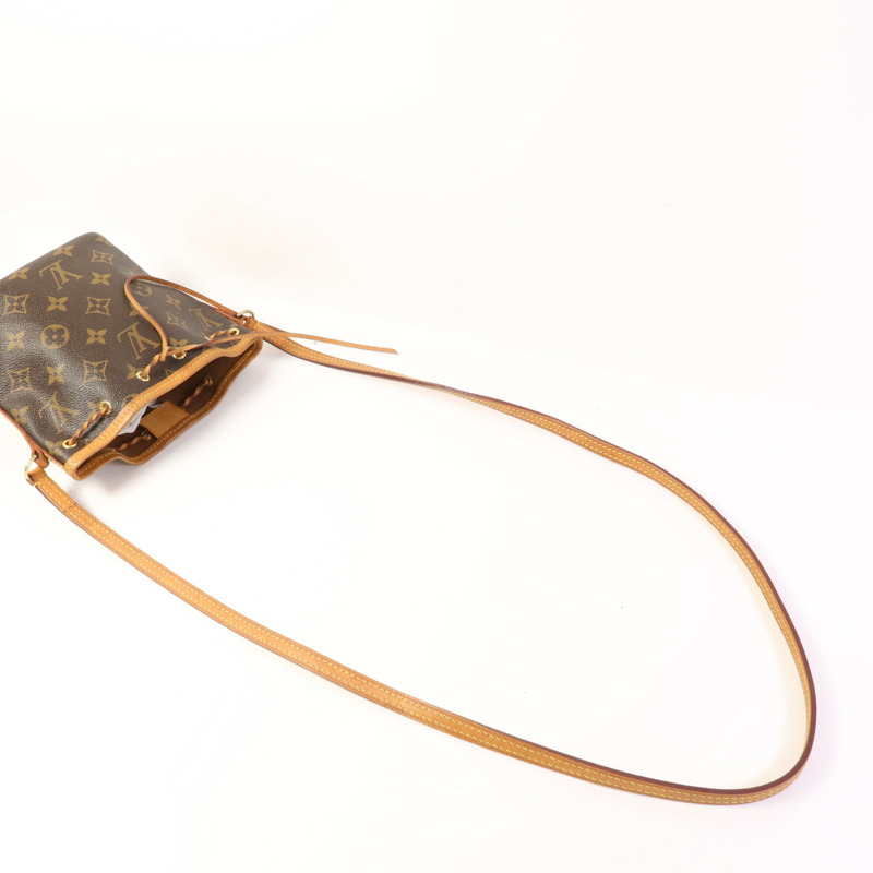 LOUIS VUITTON Monogram Nano Noe金扣肩背袋-4