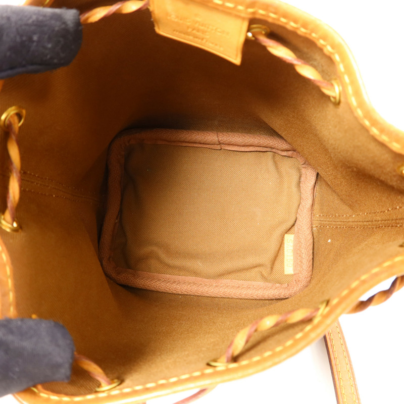 LOUIS VUITTON Monogram Nano Noe金扣肩背袋-5