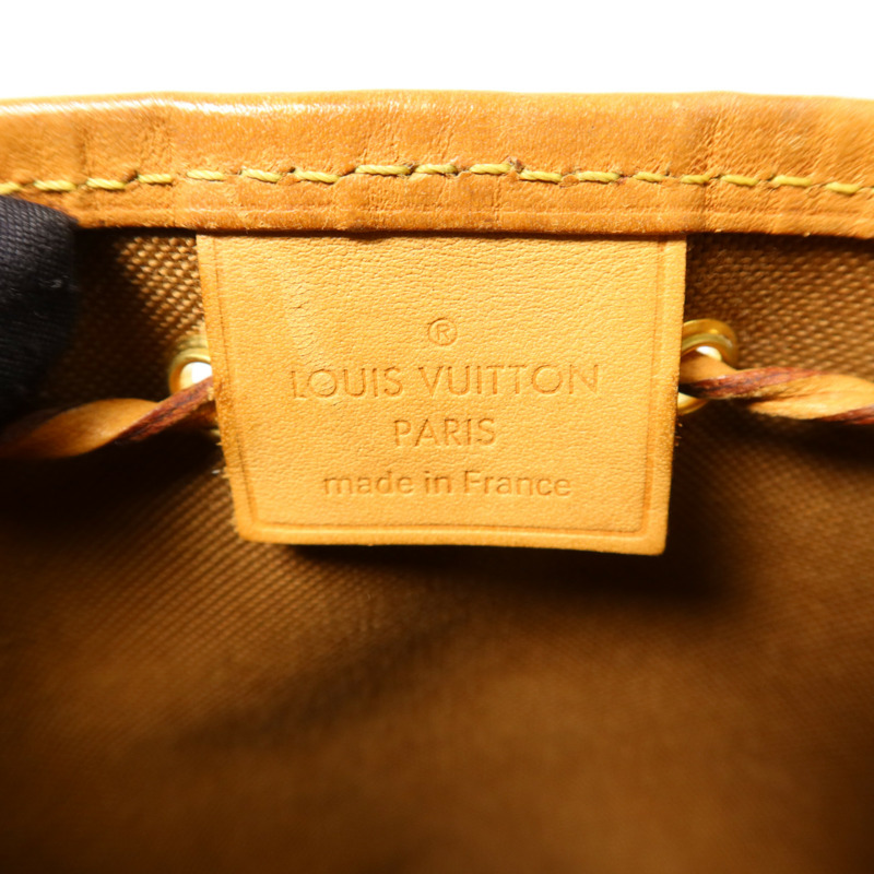 LOUIS VUITTON Monogram Nano Noe金扣肩背袋-6