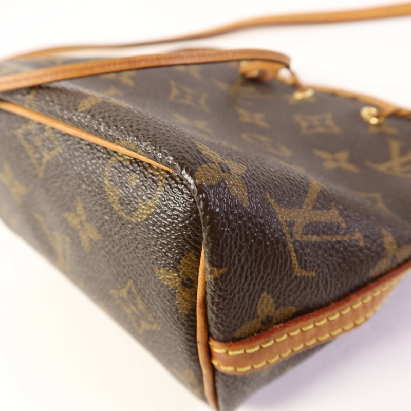 LOUIS VUITTON Monogram Nano Noe金扣肩背袋-10