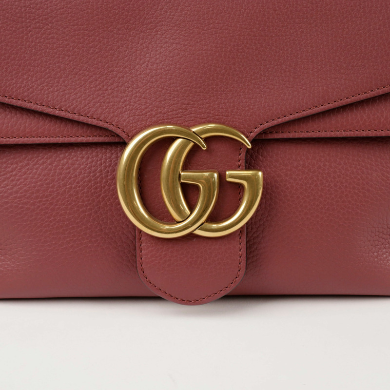 【包稅】GUCCI 401173 GG Marmont翻蓋肩背包-1